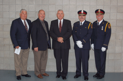 Image of Retired Chiefs with Chief Kellner